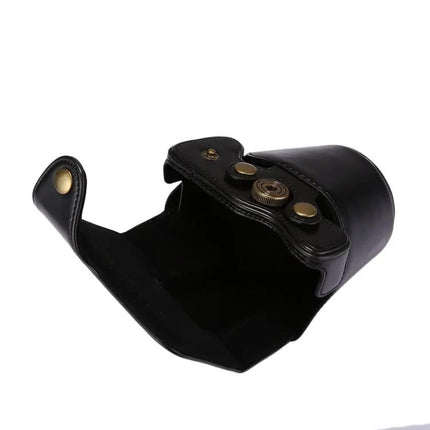 PU Leather Camera Case with Strap for Canon EOS M5