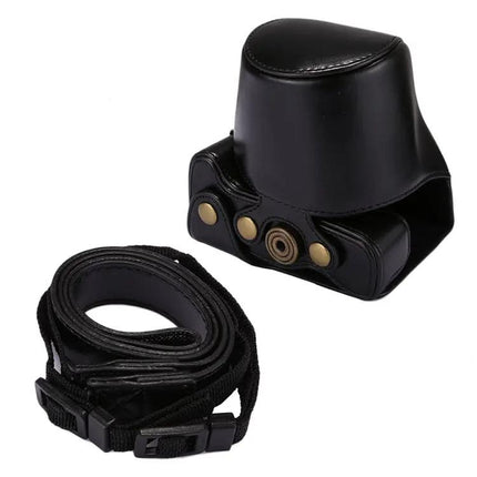 PU Leather Camera Case with Strap for Canon EOS M5