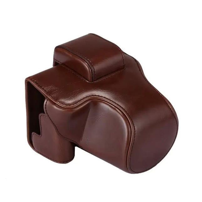 PU Leather Camera Case with Strap for Canon EOS M5