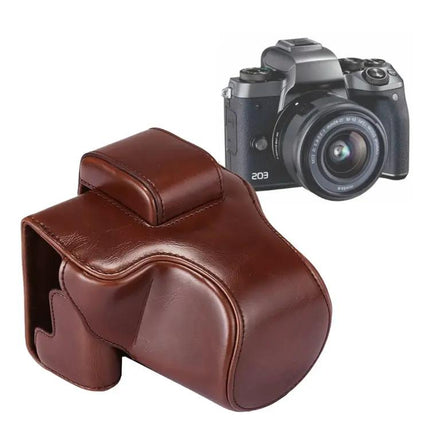 PU Leather Camera Case with Strap for Canon EOS M5