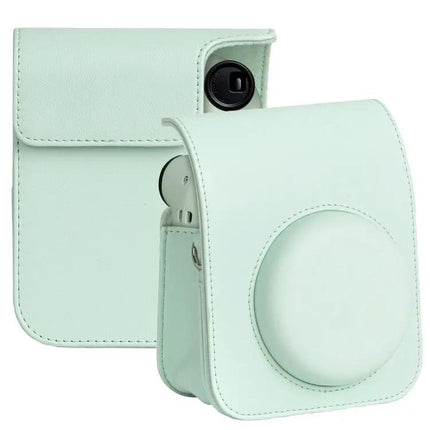 Leather Camera Case for Fujifilm Instax Mini 12 with Strap