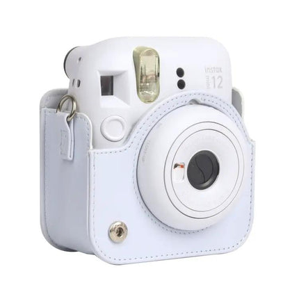 Leather Camera Case for Fujifilm Instax Mini 12 with Strap
