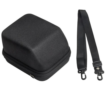 Shockproof EVA Camera Case for Polaroid One Step 2 shown in black with detachable strap and zippered protective hard shell