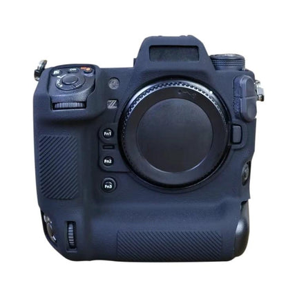 Soft Silicone Protective Case for Nikon Z9 Mirrorless Camera - black form-fitting silicone cover protecting camera body from scratches and impacts