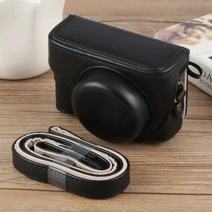 Leather Protective Case for Sony ZV-1F Vlog Camera with Strap