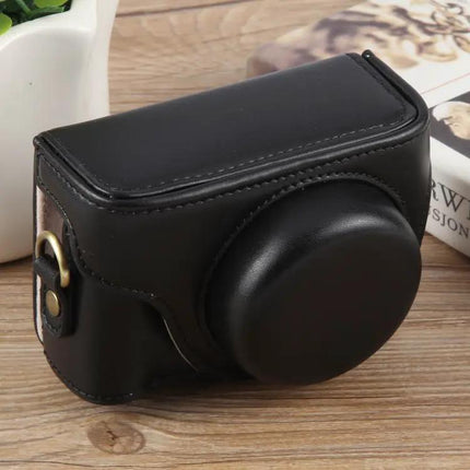 Leather Protective Case for Sony ZV-1F Vlog Camera with Strap