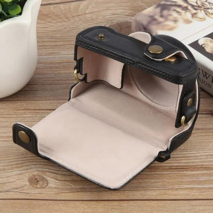 Leather Protective Case for Sony ZV-1F Vlog Camera with Strap