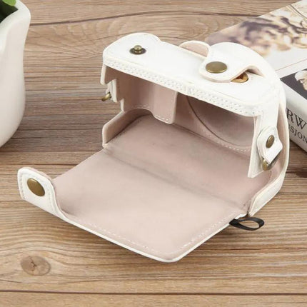 Leather Protective Case for Sony ZV-1F Vlog Camera with Strap