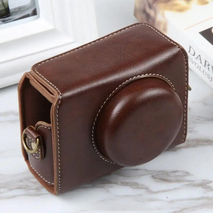 Sony ZV-1F Full Body Leather Protective Camera Case with Strap