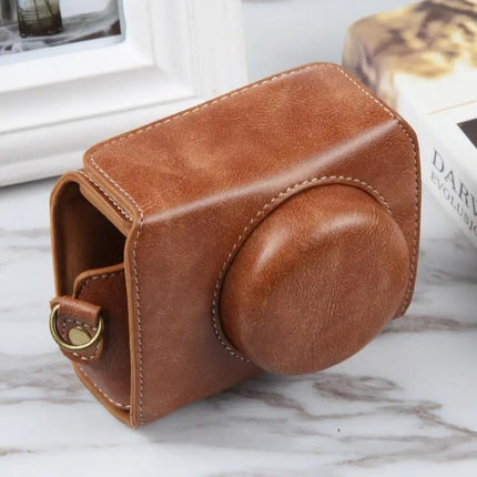 Sony ZV-1F Full Body Leather Protective Camera Case with Strap