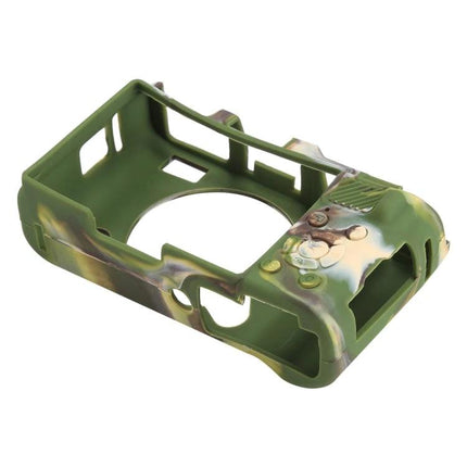 Silicone Protective Case for FUJIFILM X-A5 Camera Use green camo silicone protective cover with button access and lens opening