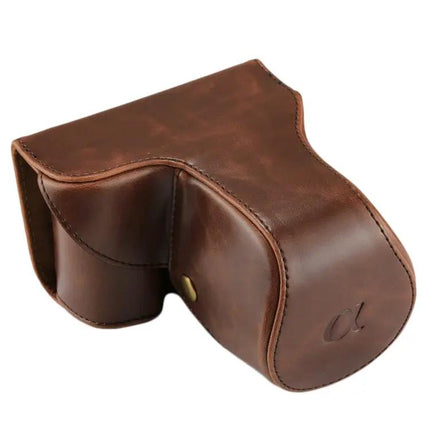 PU Leather Protective Case for Sony NEX-7 Camera with Strap