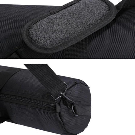 Zipper Carrying Bag for Photography Gear with Shoulder Strap, 55cm x 22cm – black padded shoulder strap and zipper closure for stands and strobes