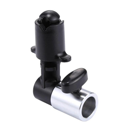 Reflector Holder Clip for Photography Studio Light Stands - black metal swivel clamp to mount reflectors on light stands