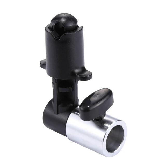 Reflector Holder Clip for Photography Studio Light Stands - black metal swivel clamp to mount reflectors on light stands