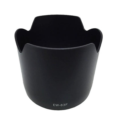 Practical Lens Hood for Canon EF 24-70mm f/2.8L Lens - durable PVC hood blocks stray light and protects lens (EW-83F style)