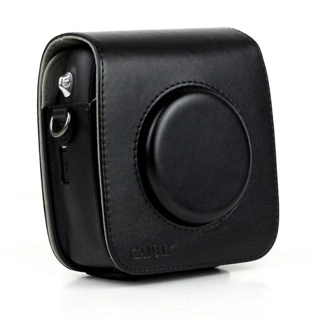 Vintage PU Leather Protective Case for FUJIFILM Instax SQ10 Camera black PU leather fitted protective camera cover with lens cap