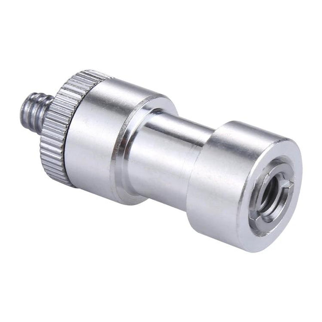 3-in-1 Screw Adapter Kit for 1/4 and 3/8 Inch Connections stainless steel 3/8 female to 1/4 male photographic adapter