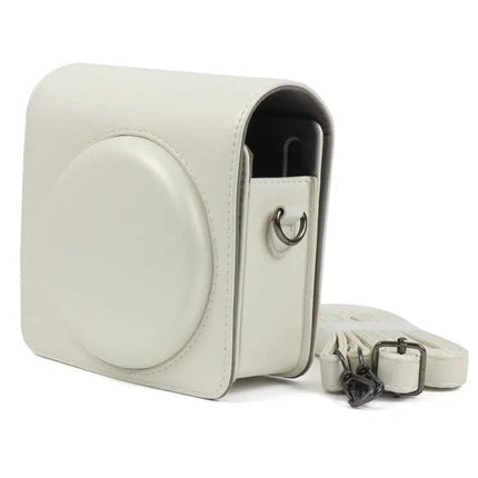 Pearly Lustre PU Leather Case with Strap for Instax SQ6 Camera