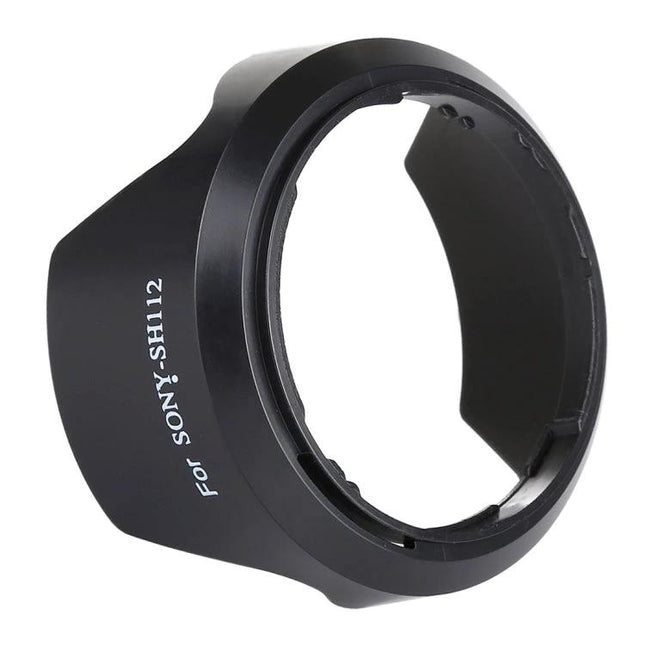 Sony Lens Hood Shade for Everyday Photography Protection black PVC hood for Sony E18-55mm F3.5-5.6 lens, blocks flare and protects lens