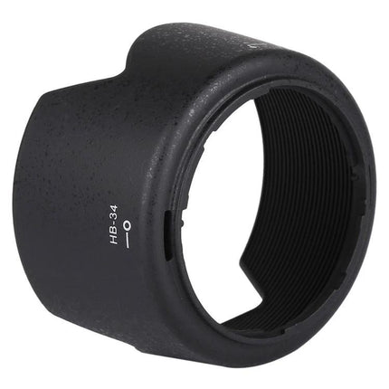 Lens Hood for Nikon 55-200mm Lenses Shields from Stray Light and Debris - black PVC lens hood protecting against flare and debris