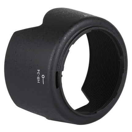 Lens Hood for Nikon 55-200mm Lenses Shields from Stray Light and Debris - black PVC bayonet hood protecting lens from flare, dust, and bumps