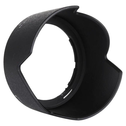 Lens Hood for Nikon 55-200mm Lenses Shields from Stray Light and Debris - black PVC petal hood protecting lens from flare and debris