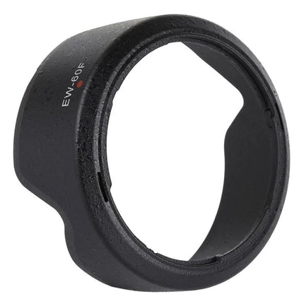 Canon EF-M 18-150mm Lens Hood for Light Protection and Shade - black petal hood blocking stray light and protecting lens from bumps and moisture