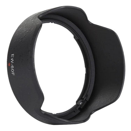 Canon EF-M 18-150mm Lens Hood for Light Protection and Shade – black petal hood blocking stray light and protecting lens during outdoor shoots