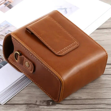 PU Leather Protective Case for Cameras with Hand Straps
