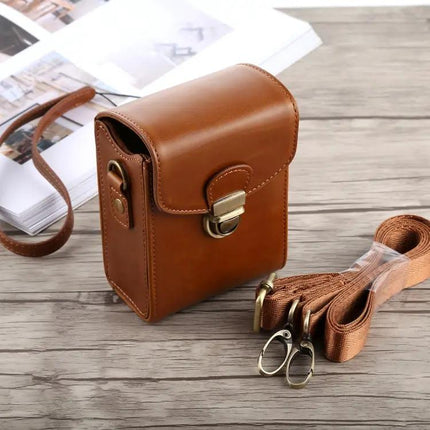 PU Leather Protective Case for Cameras with Hand Straps
