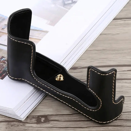 PU Leather Half Case for Fujifilm X-T10 and X-T20 Cameras