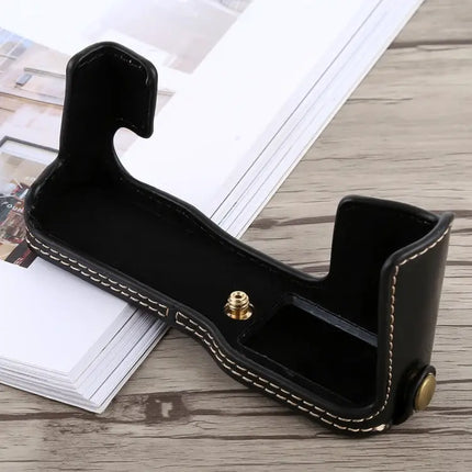 PU Leather Half Case for Fujifilm X-T10 and X-T20 Cameras