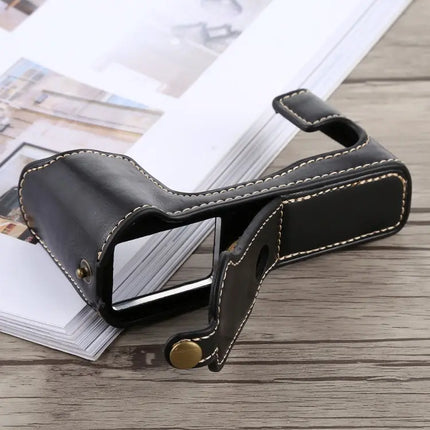 PU Leather Half Case for Fujifilm X-T10 and X-T20 Cameras