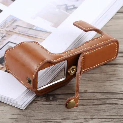 PU Leather Half Case for Fujifilm X-T10 and X-T20 Cameras