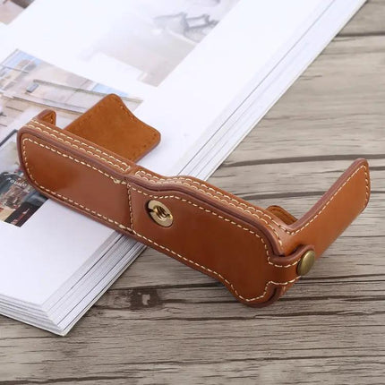 PU Leather Half Case for Fujifilm X-T10 and X-T20 Cameras