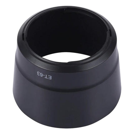 Lens Hood Shade for Protecting Canon Camera Lenses from Light and Debris, durable PVC hood reduces flare and shields lens from dust and bumps