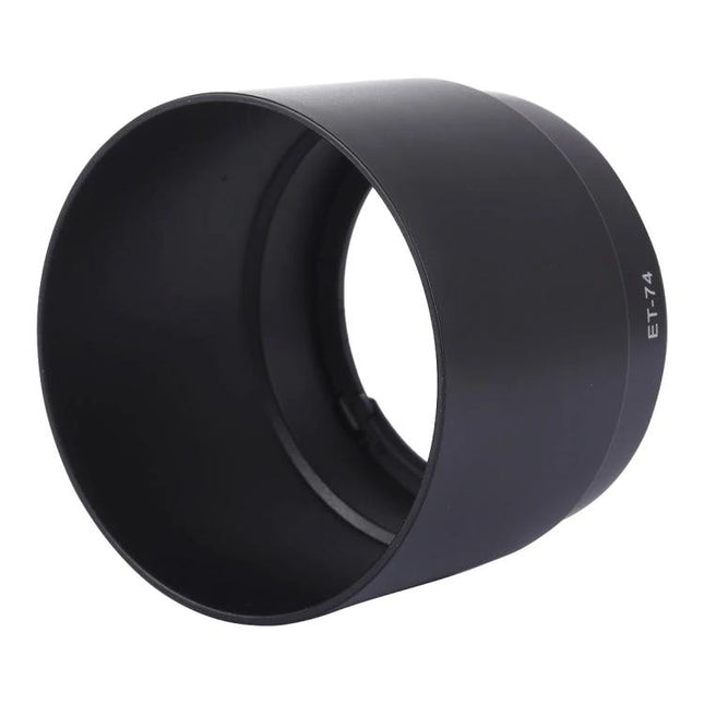Lens Hood Shade for Canon EF 70-200mm f/4L Telephoto Lenses – black PVC hood ET-74 blocking flare and protecting lens