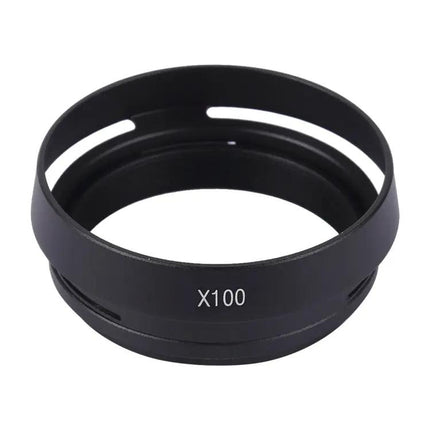 Durable 49mm Metal Vented Lens Hood for Fujifilm X100 Cameras