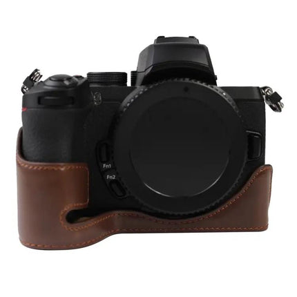 Durable PU Leather Protective Case for Nikon Z50 Camera