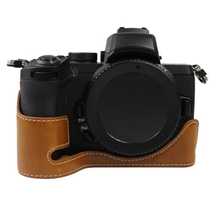 Durable PU Leather Protective Case for Nikon Z50 Camera