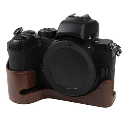 Durable PU Leather Protective Case for Nikon Z50 Camera