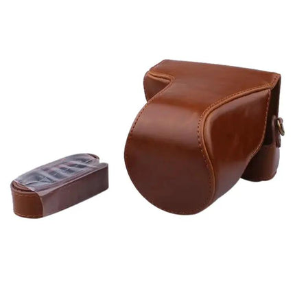 PU Leather Camera Case for Canon EOS M200 with Strap