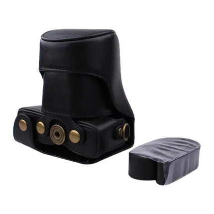 PU Leather Camera Case for Canon EOS M200 with Strap
