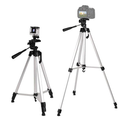 Aluminum Alloy Live Broadcast Tripod with Adjustable Height for steady live streaming, vlogging and photography, lightweight collapsible design