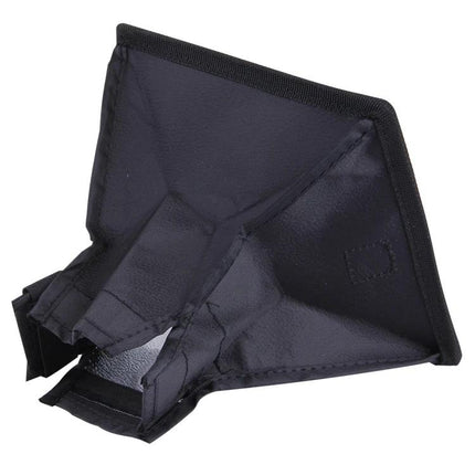 Portable 15x17 cm Flash Folding Soft Box in Black and White — compact foldable flash diffuser for studio and outdoor photography