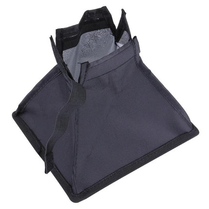 Portable 15x17 cm Flash Folding Soft Box in Black and White – compact folding diffuser for on-camera and studio flash lighting