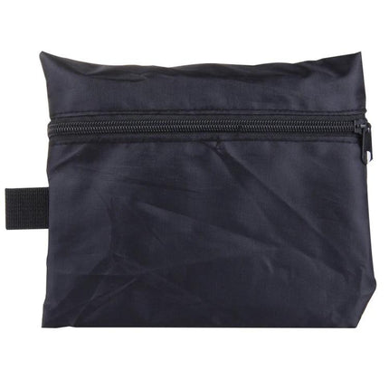 Portable 15x17 cm Flash Folding Soft Box in Black and White – compact zip storage pouch for folded soft box, black and white fabric