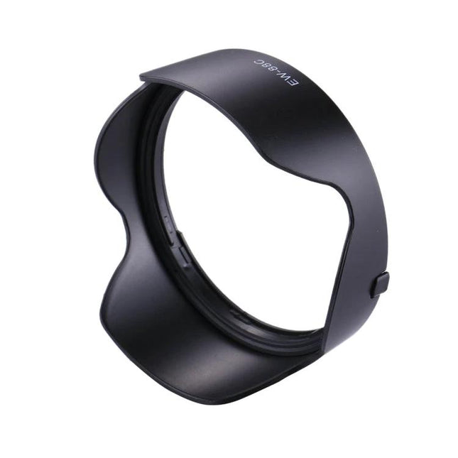 Practical Lens Hood for Canon EF Series, Shields from Light and Debris - black PVC petal lens hood protecting against flare and dust