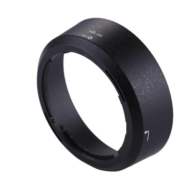 Lens Hood for Nikon Cameras, Provides Protection and Shade - black HB-46 lens hood for AF-S 35/1.8G DX, reduces glare and protects against dust and impacts